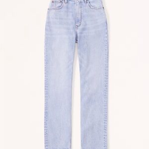 Abercrombie Women’s High Rise Ankle Straight Jean